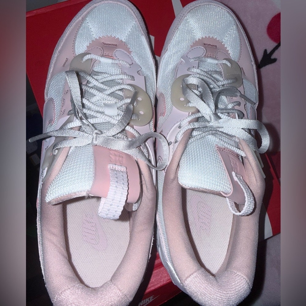 Nike Air Max 90 Futura In White/Pink Oxford/Barely Rose Women’s Size 11.5 - Picture 6 of 7